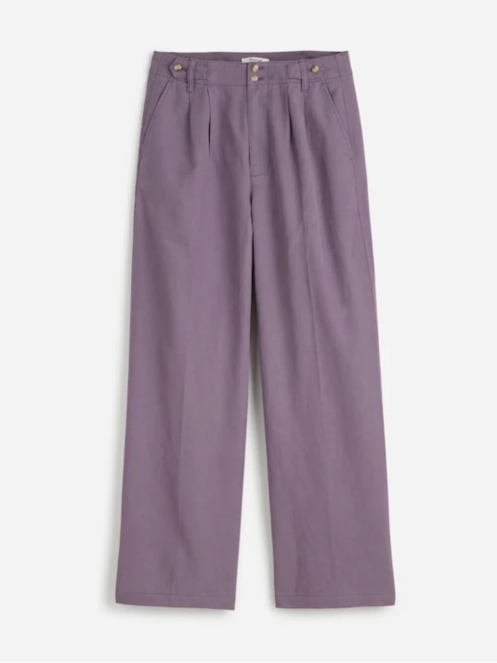 NWOT Madewell Harlow Wide Leg Pants Smokey Grape